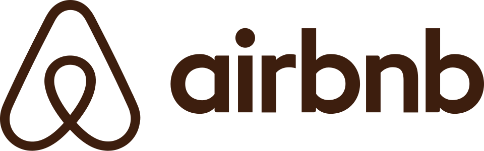 Airbnb logo featuring a stylized "A" symbol on the left and the word "airbnb" in lowercase black letters on the right—perfect for those seeking authentic food tours or a memorable culinary experience.